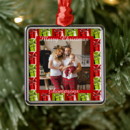 Persoonlijke foto metaal ornament