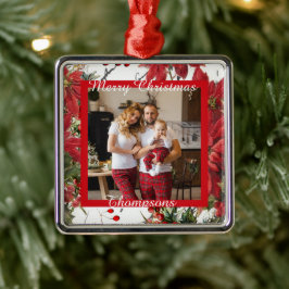 Persoonlijke foto metaal ornament