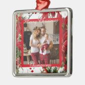 Persoonlijke foto metaal ornament (Links)