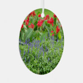 Persoonlijke foto metalen ornament (Voorkant Rechts)