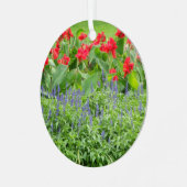 Persoonlijke foto metalen ornament (Voorkant links)