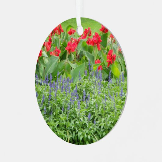 Persoonlijke foto metalen ornament (Voorkant links)