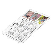 Persoonlijke foto-mini Magnet Agenda 2018 Magneet (Linkerzijde)