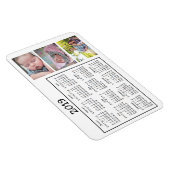 Persoonlijke foto-mini Magnet Agenda 2018 Magneet (Rechterzijde)