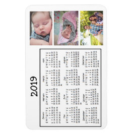 Persoonlijke foto-mini Magnet Agenda 2018 Magneet