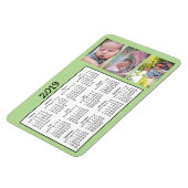 Persoonlijke foto-mini Magnet Agenda 2018 Magneet (Linkerzijde)