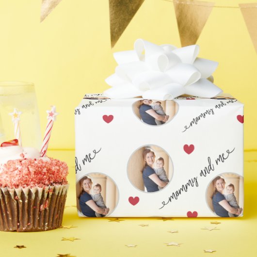 Persoonlijke Foto Moederdag Cadeaupapier (Verjaardagsfeest)