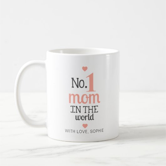 Persoonlijke foto-Moederdag Koffiemok (Links)