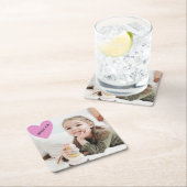 Persoonlijke foto Moederdag Vaderdag Kartonnen Onderzetters (Insitu)