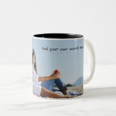 Persoonlijke foto-mok tweekleurige koffiemok (Voorkant rechts)