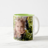 Persoonlijke foto-Mok Tweekleurige Koffiemok (Voorkant rechts)