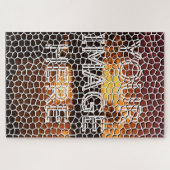 Persoonlijke foto Mosaic Jigzaag Puzzle Legpuzzel (Horizontaal)