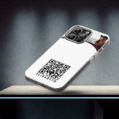 Persoonlijke foto, naam en QR-code telefoonhoesje Case-Mate iPhone Case