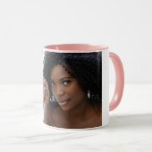 Persoonlijke foto-naam geluid mok (Voorkant rechts)