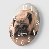Persoonlijke foto-naam Pet Grote Klok (Hoek)