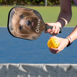 Persoonlijke foto-naam pickleball paddle