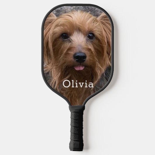 Persoonlijke foto-naam pickleball paddle (Achterkant)