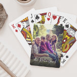 Persoonlijke foto-naam van de BrightStor Filterfam Pokerkaarten<br><div class="desc">Pas deze speelkaarten eenvoudig aan met uw eigen favoriete familiefoto's,  verbeterd met een leuk,  helder filter en een naam die in moderne kalligrafie zijn geschreven.</div>