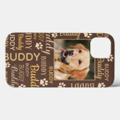 Persoonlijke foto Names Brown Dog Case-Mate iPhone Case (Achterkant (horizontaal))
