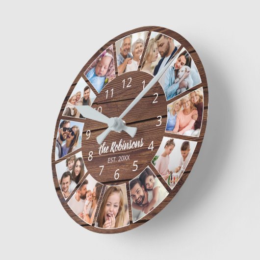 Persoonlijke foto Natuurlijke houtfamilie Ronde Klok (Hoek)