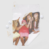 Persoonlijke foto of tekst toevoegen golfhanddoek (Insitu)