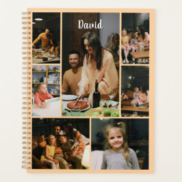 Persoonlijke foto-omslag planner