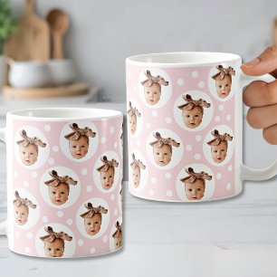 Persoonlijke foto op gezicht koffiemok