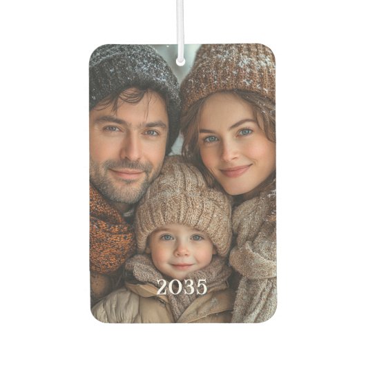 Persoonlijke foto op maat luchtverfrisser (Voorkant)