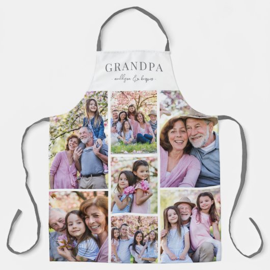 Persoonlijke foto opa schort (Voorkant)