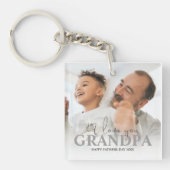 Persoonlijke foto opa sleutelhanger (Voorkant)