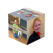 Persoonlijke foto-opname met uw 5 foto's kubus (Achter hoekig)