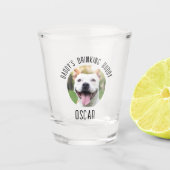 Persoonlijke foto-opnamen van Dog Pet Shot Glas (Voorkant)