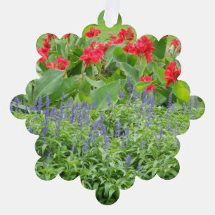 Persoonlijke foto ornament kaart