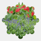 Persoonlijke foto ornament kaart (Achterkant)