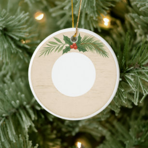 Persoonlijke foto-ornament van huisdier Onze eer Keramisch Ornament
