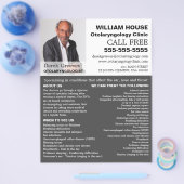 Persoonlijke foto, otolaryngoloog flyer (Enkel)
