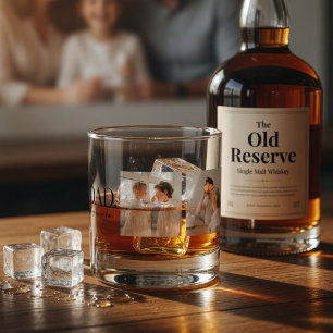 Persoonlijke foto 'Papa voor altijd held' Whisky Glas