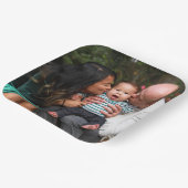 Persoonlijke foto papieren bordje (Gebogen)