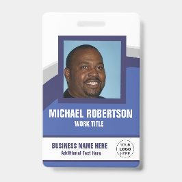 Persoonlijke foto personeelsbadge badge