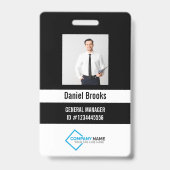 Persoonlijke foto personeelslogo badge (Voorzijde)