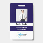 Persoonlijke foto personeelslogo badge (Voorzijde)