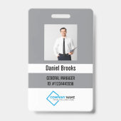 Persoonlijke foto personeelslogo badge (Voorzijde)