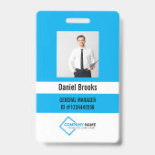 Persoonlijke foto personeelslogo badge (Voorzijde)