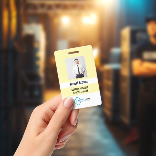 Persoonlijke foto personeelslogo badge (Concert)