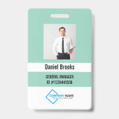 Persoonlijke foto personeelslogo badge (Voorzijde)