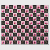 Persoonlijke foto Pet Dog Merry Kerstmis Cadeaupapier (Vlak)