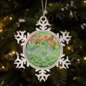 Persoonlijke foto Pewter Snowflake Ornament