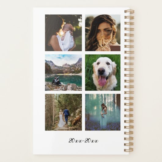 Persoonlijke foto planner (Achterkant)