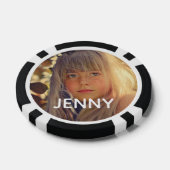 Persoonlijke foto poker chips (Enkel)
