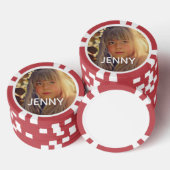 Persoonlijke foto poker chips (Opstapeling)
